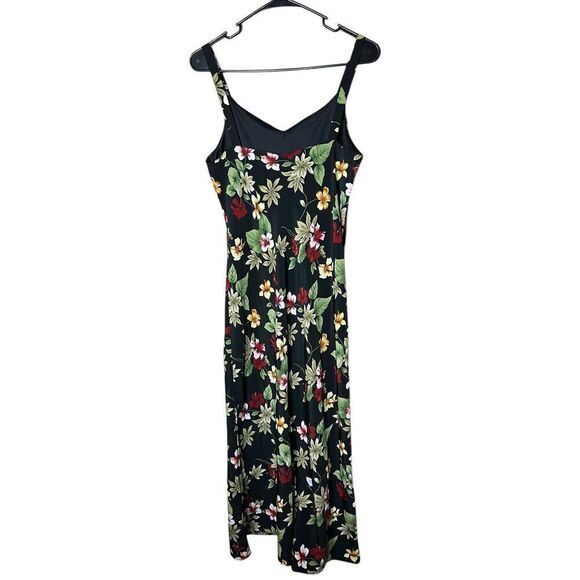 Vintage Northern Reflections Floral Maxi Sun Dress Size 10 - Picture 4 of 6